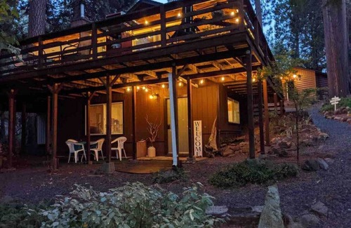Twain Harte Cabin | Ponderosa Paradise, GORGEOUS Studio W/Private Entrance, Walk To Town