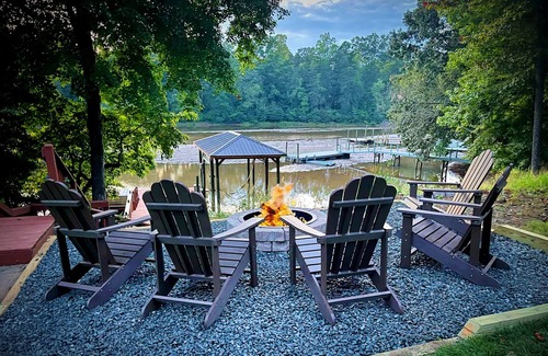 Sherrills Ford House | Pool, Firepit, Game Room, Peaceful Oasis & Views!