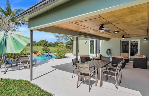 Cooper City Villa | Pool Heat I Firepit+BBQ I 75”TV I Foosbal I 581mbp
