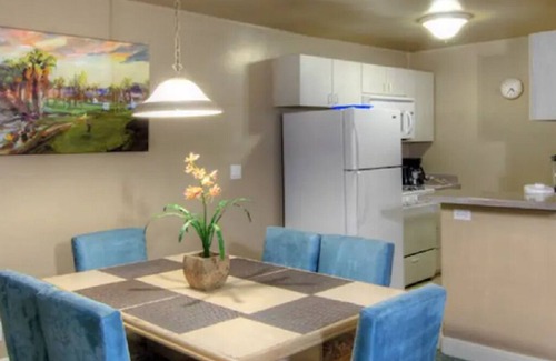 Canyon Corridor Condo | POOL PARADISE at Palm Canyon! 2BR/1BA w/Kitchen & Pool Bar!