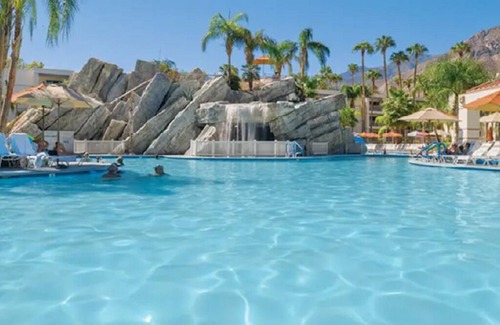 Canyon Corridor Condo | POOL PARADISE at Palm Canyon! 2BR/1BA w/Kitchen & Pool Bar!