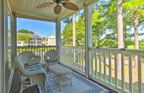 Waterford Plantation Apartment | Pool, Patio and Golf Course Views Myrtle Beach Gem