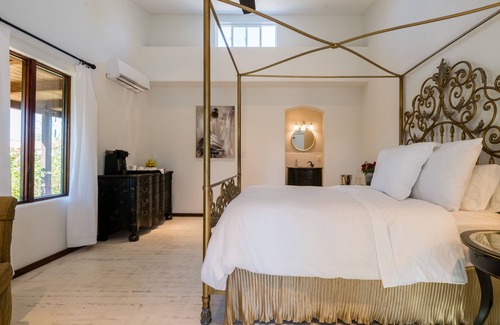 Morgan Hill House | Poolside Suite with a private rose garden and private entry