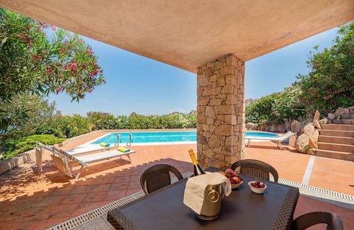 Costa Paradiso Villa | Porcospino: sea-view and shared pool