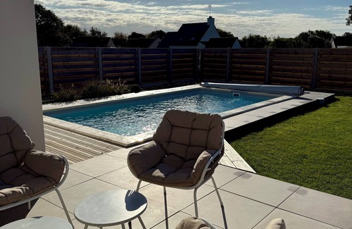 Nevez Villa | Port-Manec'h, house with pool - beach within walking distance