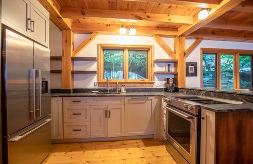 MacTier House | Post and Beam Lake Joe Gorgeous cottage & boathouse on a quiet Lake Joseph Bay!