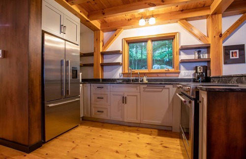 MacTier House | Post and Beam Lake Joe Gorgeous cottage & boathouse on a quiet Lake Joseph Bay!