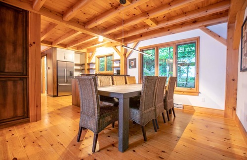 MacTier House | Post and Beam Lake Joe Gorgeous cottage & boathouse on a quiet Lake Joseph Bay!