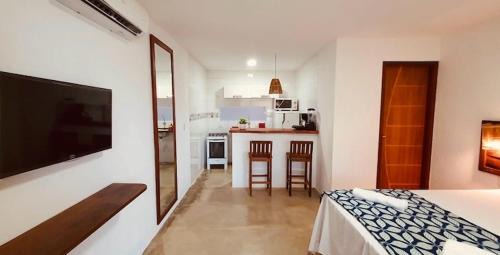 Porto de Pedras Apartment | Pousada De Bona Studio's