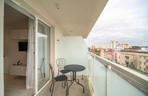 Krakow Apartment | Prądnik Czerwony Studio - Balcony, City View - by Rentujemy