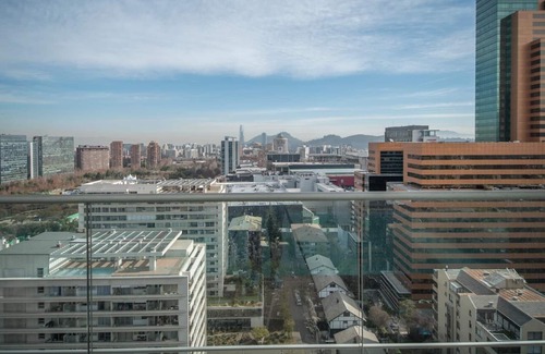 Vitacura Condo | Premium 2BR+2BA Parque Arauco - Balcón c/malla