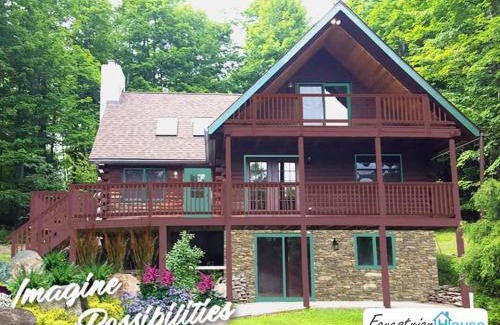 Pleasant Mount House | Premium 4Br Cabin Closest To Elk Ski, Nyc, Philly Free Wifi - The Log Cabin