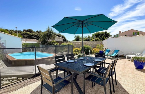 Rivedoux-Plage House | Pretty house with swimming pool, garden