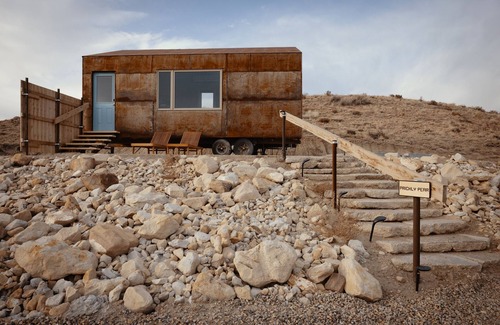 Fremont County Apartment | Prickly Pear Tiny Home - Soaking Included