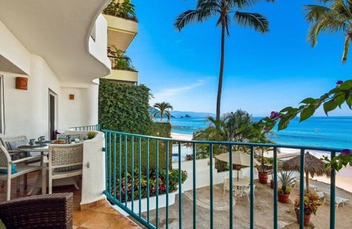 Puerto Vallarta Apartment | Pristine Beach Front Views at Punta Negra! Sunsets