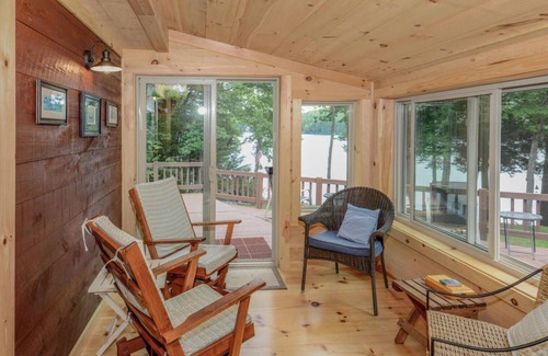 Casco Cabin | Privacy and Tranquility - Lakefront Getaway
