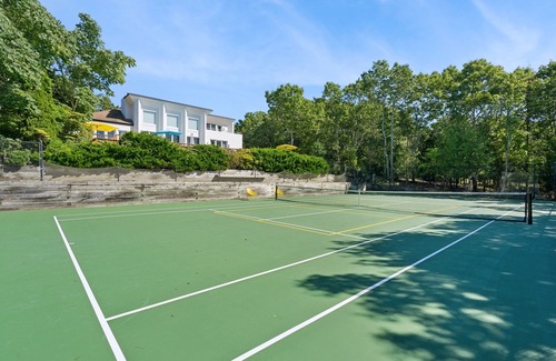North Sea House | Private 2.1 acre gated home with heated pool and tennis & pickleball court