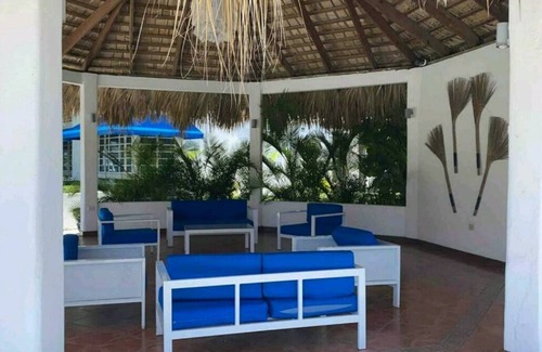 Juan Dolio - El Pueblo Apartment | Private Access to the Beach-Wifi-Pool-BBQ-Gozebos-Gardens