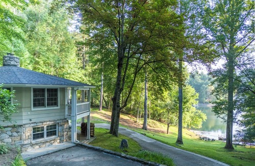 Cullowhee House | Private and Secluded Lake Glenville Waterfront Luxury Home