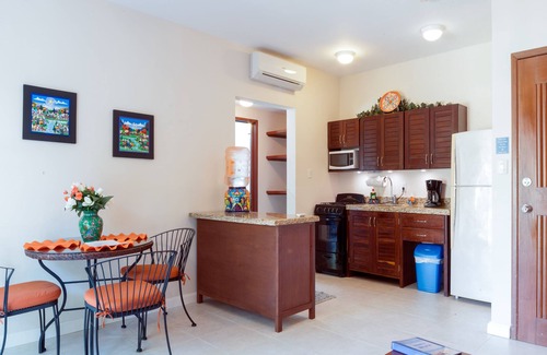 Puerto Morelos Apartment | Private balcony overlooking the pool, peaceful apartment with great amenities