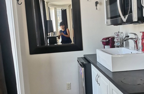 Saint John House | Private balcony with harbour view 2nd floor.