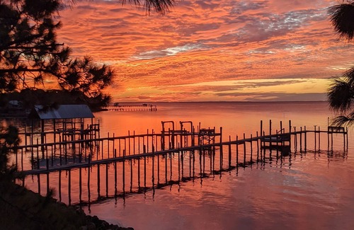 St. George Island Apartment | Private Bayfront Apartment with King bed and Awesome View