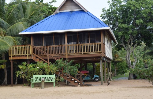 Antoneys Cay House | Private, beachfront house on 2.5 acres with fruit trees, owners nextdoor to help