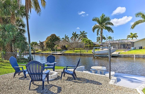 Yacht Club House | Private Boat Dock: Waterfront Gem in Cape Coral!