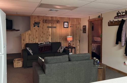 Lakeville Cabin | Private Cabin Getaway w/ Additional Bunkhouse on 10 acres and Near All Lakes