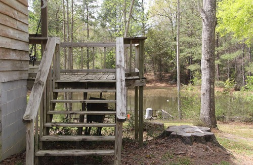 Jack Cabin | Private cabin on 5 acres near Troy, Alabama with pond.