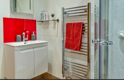 Washfield House | Private covered hot tub and beautiful views