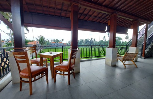 Melayang House | Private cozy bedroom with a spacious shared deck and spectacular view
