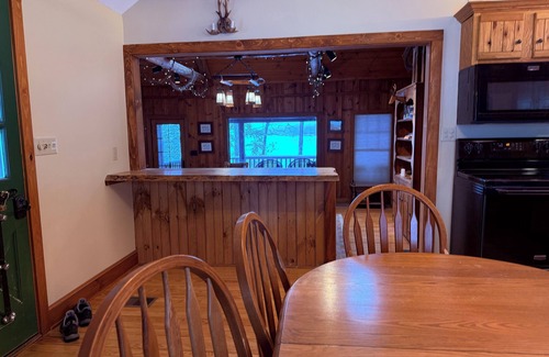 Paupack Cabin | PRIVATE DOCK! Cozy Lakefront Cabin RIGHT on Lake Wallenpaupack