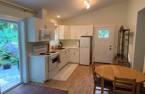 Sooke House | Private forest setting, clean with New king bed. Tranquil space, close to town.