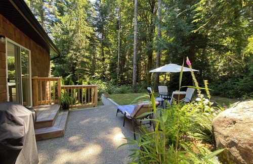 Sooke House | Private forest setting, clean with New king bed. Tranquil space, close to town.