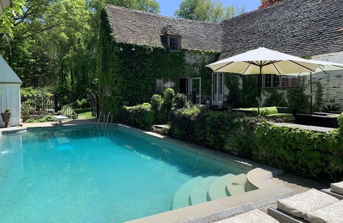 Norwalk House | Private French Country Estate-New Canaan CT-Pool-Film Set-August available