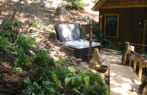 Candler Cabin | Private Getaway-17 miles to Asheville, Hot Tub & Fireplace, Pet Friendly