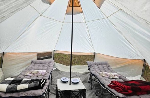 Town of Root RV Rental | Private Glamping spot with 30 acres all to yourself.