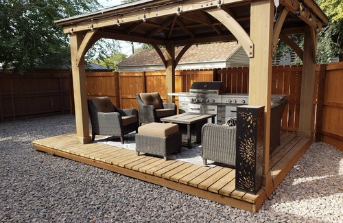 Downtown Salt Lake City House | Private Home+Backyard Refuge w Full Fence, BBQ, Gazebo+Walk to Downtown+Pets Ok!