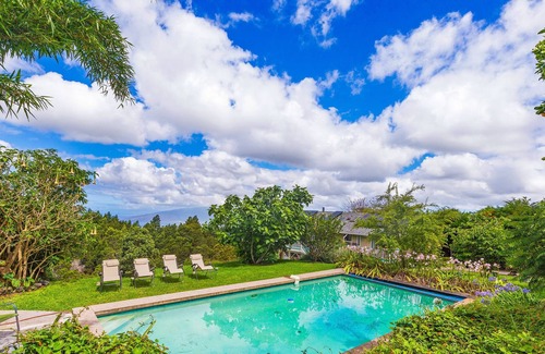 Kula Cottage | Private Home with Pool & Fruit Trees, on the Way to Haleakala National Park!