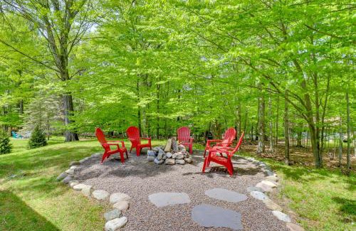 Locust Lake Village House | Private Hot Tub and Fire Pit Pocono Lake House!