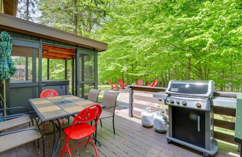 Locust Lake Village House | Private Hot Tub and Fire Pit Pocono Lake House!