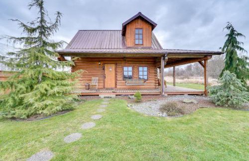 Sequim House | Private Hot Tub Blue Sky Cabin in Sequim