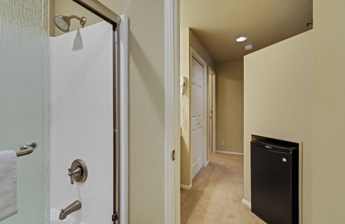 Century West Hotel | Private, hotel style suite in Bend with access to fitness center.