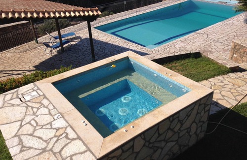 Kalamata Villa | Private infinity pool & hot tub. Breathtaking sea & mountain views.