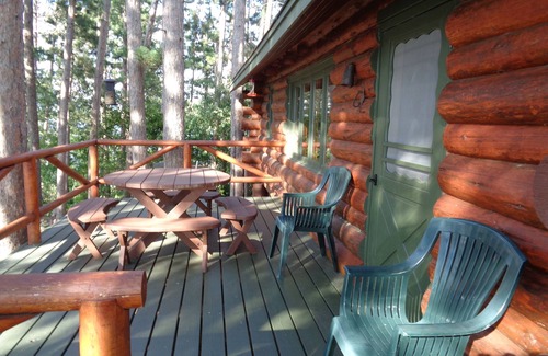 Ely Cabin | Private Island with a hand scribbed log cabin on beautiful Burntside Lake