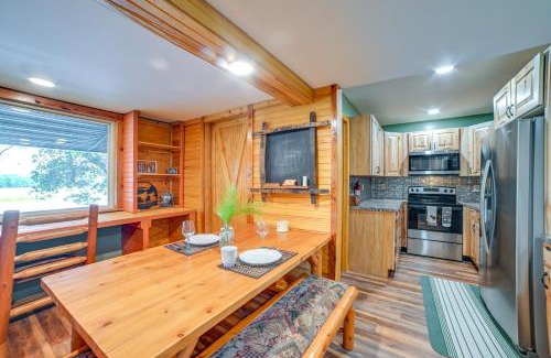 Clay House | Private Lake and Dock Log Cabin, 2 Mi to Clay!