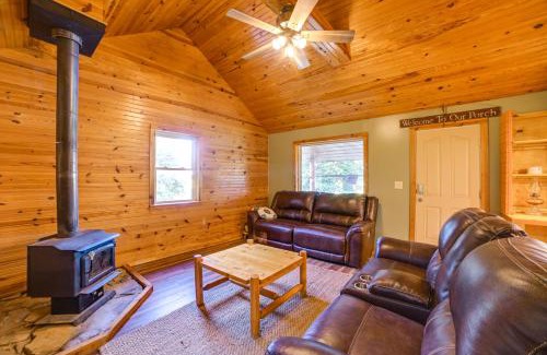 Clay House | Private Lake and Dock Log Cabin, 2 Mi to Clay!