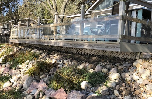 Hamlin County Cabin | Private lake front property with huge patio!