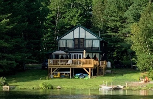 Lincoln House | Private Lakefront Cabin With Dock, Loons & Sunset Views